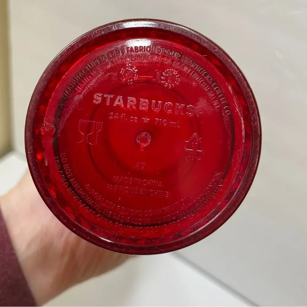 STARBUCKS 2021 HOLIDAY‎ COLLECTION RED JEWELED COLD CUP VENTI TUMBLER